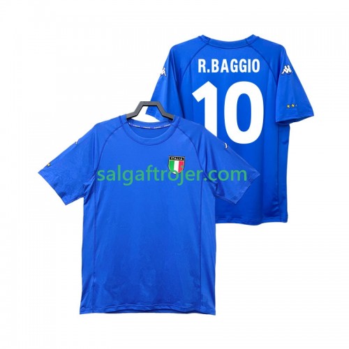 Italien Roberto Baggio 10 2000 Fodboldtrøjer Retro Hjemmebanesæt Kort ærmer Italien Roberto Baggio 10 2000 Fodboldtrøjer Retro Hjemmebanesæt Kort ærmer